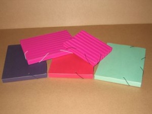 Dėžutė A5 ir A4 formato dokumentams su guminiais kampais